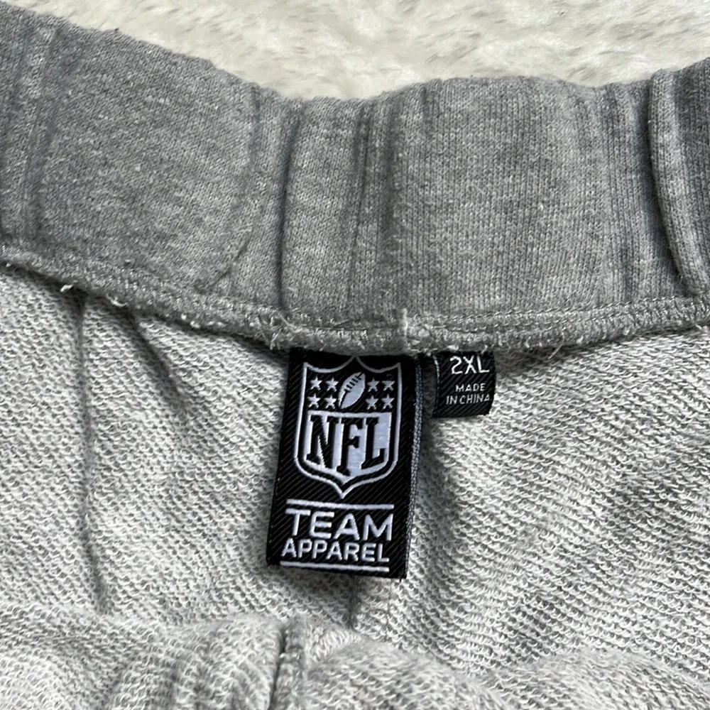 NFL INDIANAPOLIS COLTS Embroidered Lace Up Terry Shorts - Gray